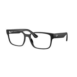 Armação de Óculos de Grau Masculino Ray-Ban Retangular RX7243L 5196 Cor Preto Fosco