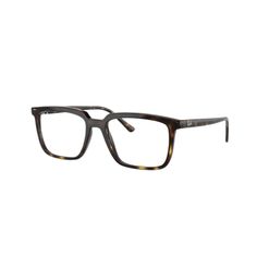 Armação de Óculos de Grau Unissex Ray-Ban Retangular RX7239 2012 Cor Tartaruga