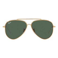 Óculos de Sol Unissex Ray-Ban Aviador RBR0101S 001 Cor Dourado