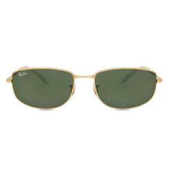 Óculos de Sol Unissex Ray-Ban Oval RB3732 001 Cor Dourado