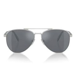 Óculos de Sol Masculino Prada Aviador PRA58S 1BC175 Cor Prata