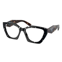 Armação de Óculos de Grau Feminino Prada Gatinho PR09YV 15S1O1 Preto