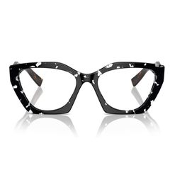 Armação de Óculos de Grau Feminino Prada Gatinho PR09YV 15S1O1 Preto