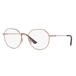 Armação de Óculos de Grau Unissex Jean Monnier Geométrica J82022V M201 Cor Rose Gold
