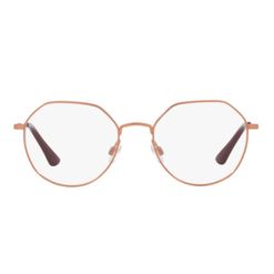 Armação de Óculos de Grau Unissex Jean Monnier Geométrica J82022V M201 Cor Rose Gold