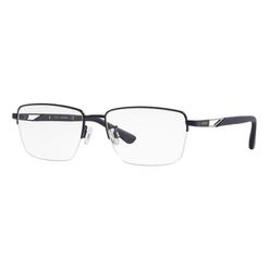 Armação de Óculos de Grau Masculino Platini Retangular P91213 L392 Cor Azul Escuro