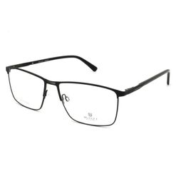 Armação de Óculos de Grau Masculino Bulget Retangular BG2134M 09B Cor Preto Fosco