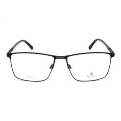 Armação de Óculos de Grau Masculino Bulget Retangular BG2134M 09B Cor Preto Fosco