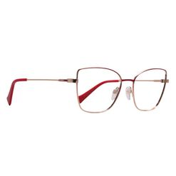 Armação de Óculos de Grau  Feminina Hickmann Óculos Gatinho Rosa