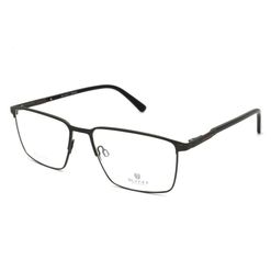 Armação de Óculos de Grau Masculino Bulget Retangular BG2135M 02B Cor Grafite/Preto