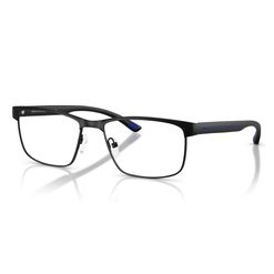 Armação de Óculos de Grau Masculino Armani Exchange Retangular AX1070 6000 Cor Preto