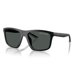 Óculos de Sol Masculino Armani Exchange Quadrado AX4149SU 805887 Cor Preto Fosco