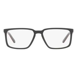 Armação de Óculos de Grau Masculino Arnette Retangular AN7254L 2788 Cor Cinza Escuro e Vermelho
