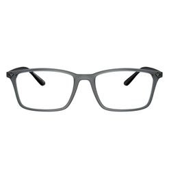 Armação de Óculos de Grau Masculino Emporio Armani Retangular EA3237 6106 Cor Preto Brilhante