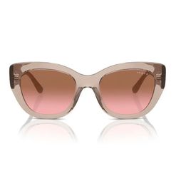 Óculos de Sol Feminino Vogue Boboleta VO5567S 299014 Cor Caramelo Transparente