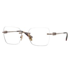 Armação de Óculos de Grau Feminino Vogue Quadrado VO4320B 5138 Cor Castanho Claro