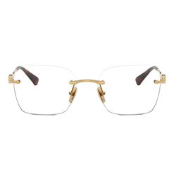 Armação de Óculos de Grau Feminino Vogue Quadrado VO4320B 5138 Cor Castanho Claro