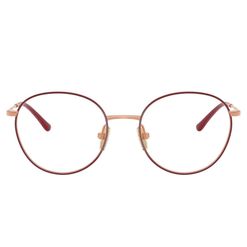 Armação de Óculos de Grau Feminina Vogue Phantos VO4280T 5194 Cor Vinho e Rosa