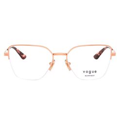 Armação de Óculos de Grau Feminina Vogue Borboleta VO4331 5152 Cor Rose Gold/Havana