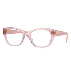 Armação de Óculos de Grau Feminina Vogue Gatinho VO5569 2942 Cor Rosa Transparente