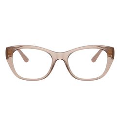 Armação de Óculos de Grau Feminina Vogue Gatinho VO5569 2990 Cor Caramelo Transparente