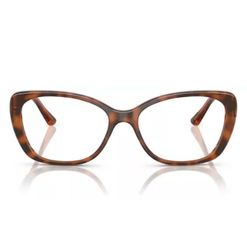 Armação de Óculos de Grau Feminina Vogue Retangular VO5587L W656 Cor Havana