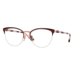 Armação de Óculos de Grau Feminina Vogue Oval VO4304 5170 Cor Bordô e Rosa
