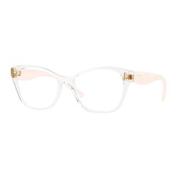Armação de Óculos de Grau Feminina Vogue Gatinho VO5628 W745 Cor Transparente e Nude