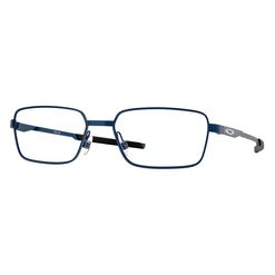 Armação de Óculos de Grau Masculino Oakley Retangular OX3036 303603 Cor Azul e Prata