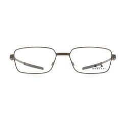 Armação de Óculos de Grau Masculino Oakley Retangular OX3036 303604 Cor Chumbo Acetinado