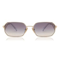 Óculos de Sol Feminino Prada Geométrico PR A51S Cor Dourado