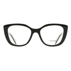 Armação de Óculos de Grau Feminina Prada Gatinho PR B04V Cor Preto