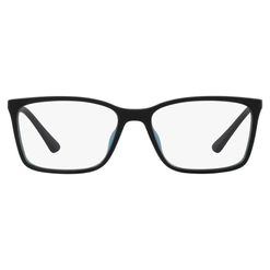 Armação de Óculos de Grau Masculino Platini Retangular P93190U Cor Cinza e Preto