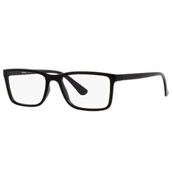 Armação de Óculos de Grau Masculino Tecnol Retangular TN3089 Cor Preto