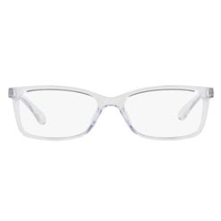 Armação de Óculos de Grau Unissex Tecnol Retangular TN3090U Cor Cristal