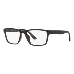 Armação de Óculos de Grau Masculino Tecnol Retangular TN3095U Cor Preto