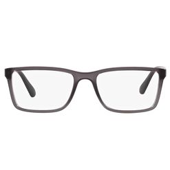 Armação de Óculos de Grau Masculino Tecnol Retangular TN3089 Cor Cinza