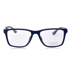 Armação de Óculos de Grau Masculino Tecnol Retangular TN3093U Cor Azul Escuro