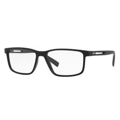 Armação de Óculos de Grau Masculino Jean Monnier Retangular J83242 Cor Preto