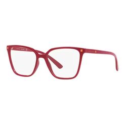 Armação de Óculos de Grau Feminina Jean Monnier Quadrado J83239 Cor Borgonha