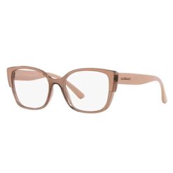 Armação de Óculos de Grau Feminina Jean Monnier Borboleta J83251 Cor Caramelo Translúcido