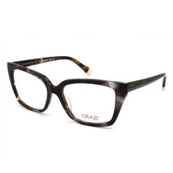 Armação de Óculos de Grau Feminina Grazi Borboleta GZ3123 Cor Marrom Escuro Tartaruga