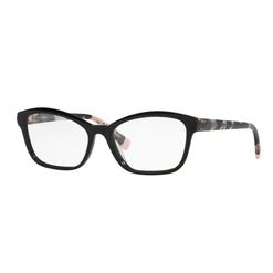 Armação de Óculos de Grau Feminina Grazi Retangular GZ3128 Cor Preto Havana