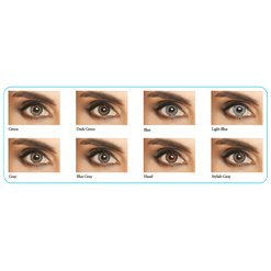 Lentes de Contato Lunare Mensal Cor Blue 1 Par