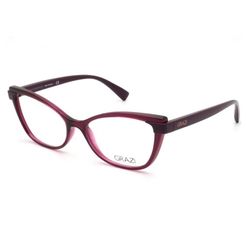 Armação de Óculos de Grau Feminina Grazi Gatinho GZ3120 Cor Bordô