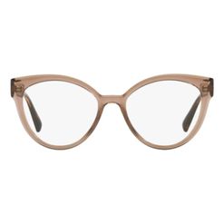 Armação de Óculos de Grau Feminina Grazi Oval GZ3109 Cor Marrom Claro