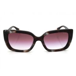 Óculos de Sol Feminino Grazi Retangular GZ4060 Cor Marrom Escuro Tartaruga