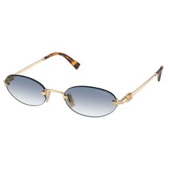 Óculos de Sol Unissex Miu Miu Oval MUA54S Cor Dourado