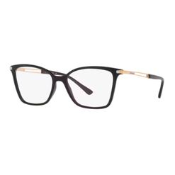 Armação de Óculos de Grau Feminino Jean Monnier Gatinho J83245 Cor Preto e Ouro
