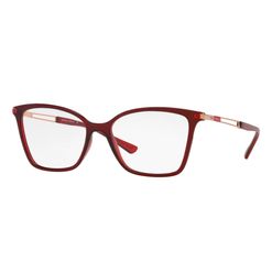 Armação de Óculos de Grau Feminina Jean Monnier Gatinho J83245 Cor Vermelho Translúcido